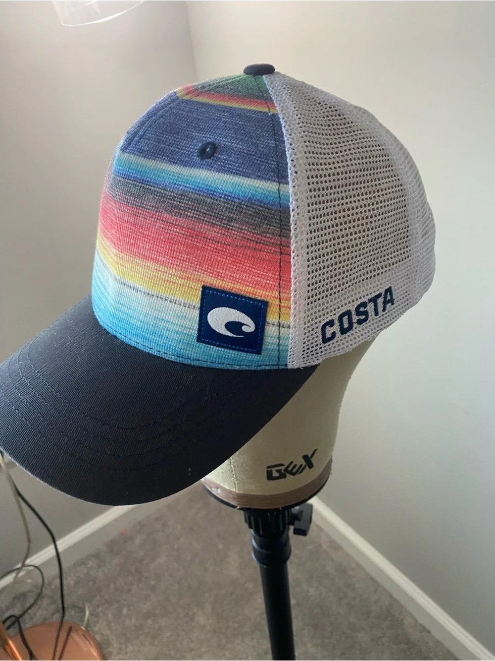 Costa Baja Stripe Trucker Hat